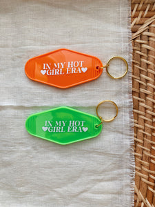 hot girl era keychain